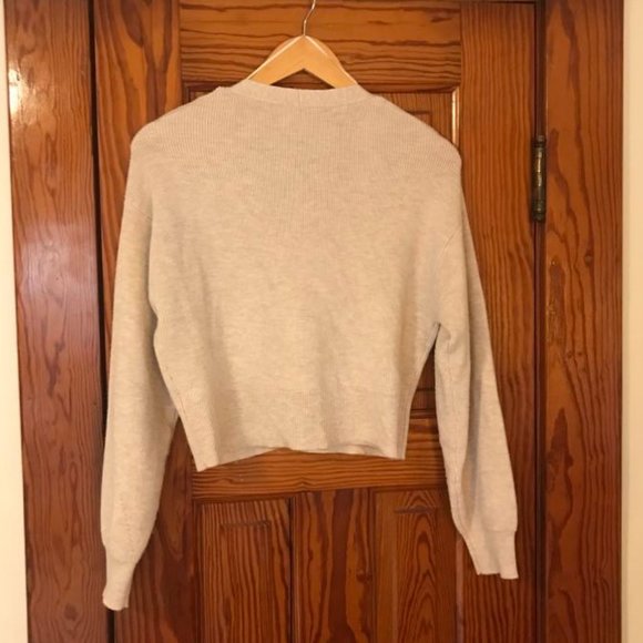 Cropped cardigan - Gentle Fawn, sz S - Picture 3 of 9